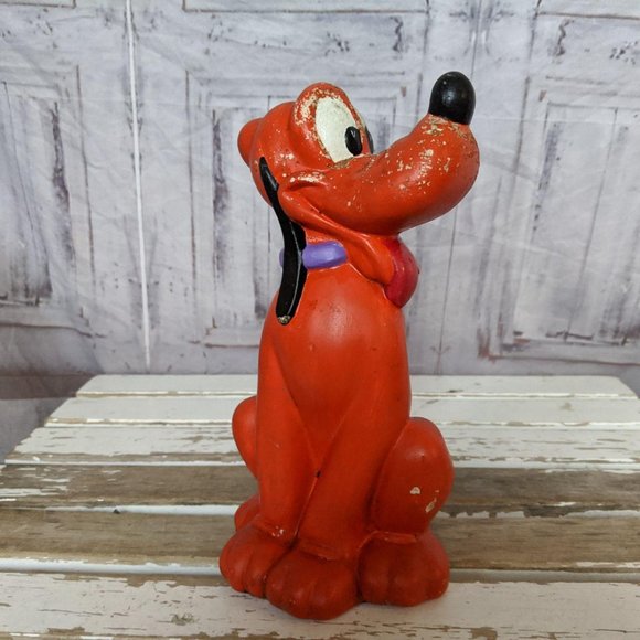 Vintage Walt Disney Pluto Handpainted 9" Tall Gard